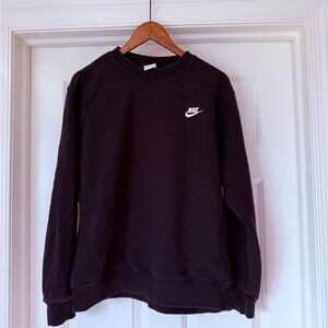 Nike Classic Black Crewneck Sweater
